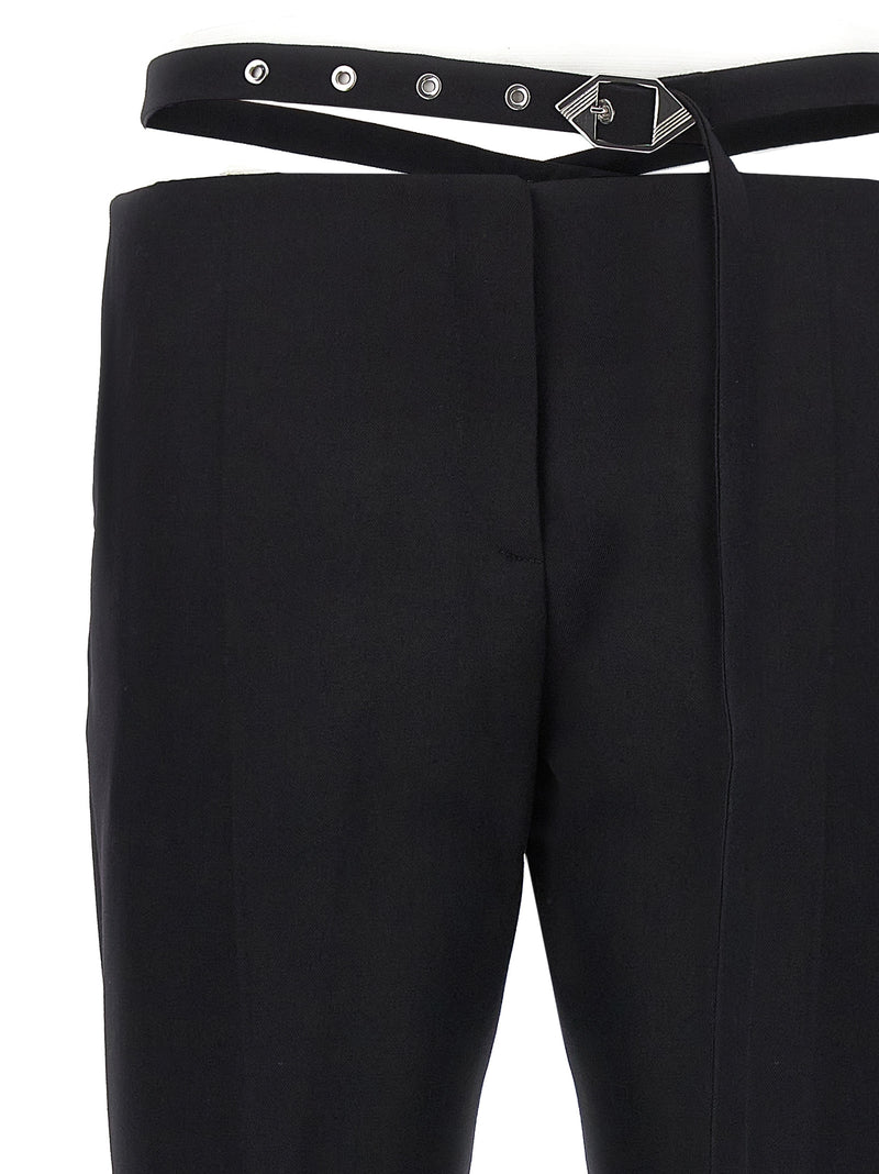 The Attico The Attico Belt Detail Trousers