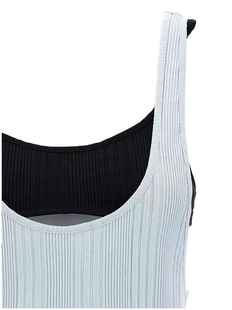 The Attico Logo Ribbed Top | Urbalenti™ NYC