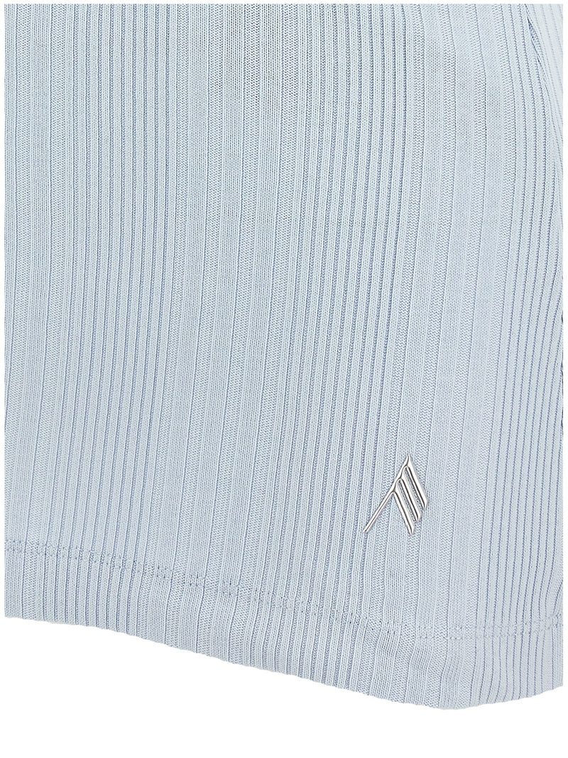 The Attico Logo Ribbed Top | Urbalenti™ NYC