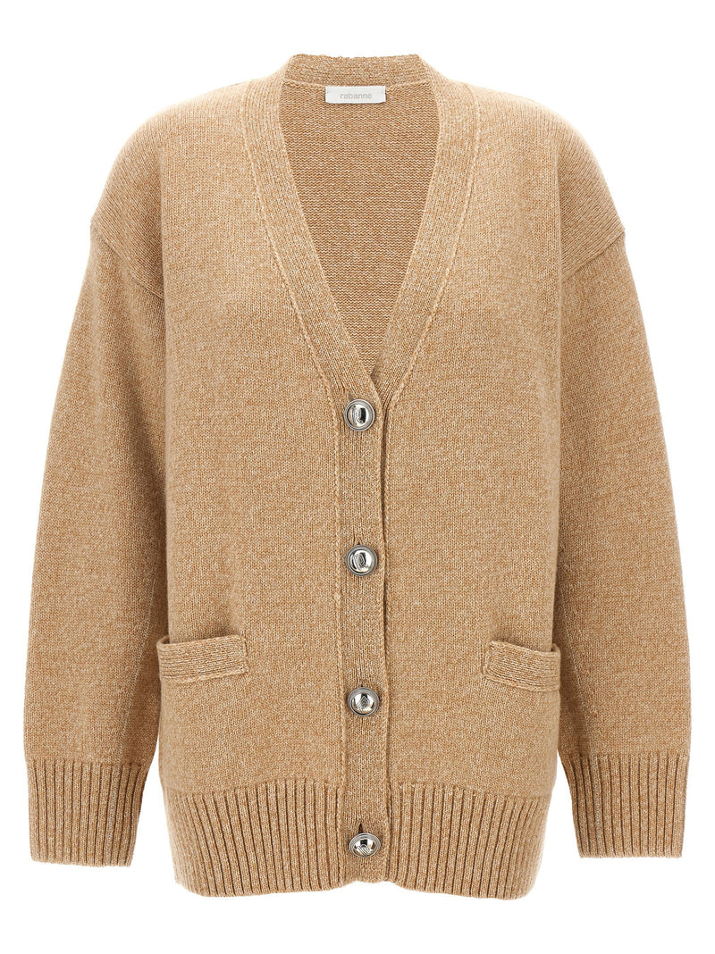 Paco Rabanne Paco Rabanne Logo Button Cardigan