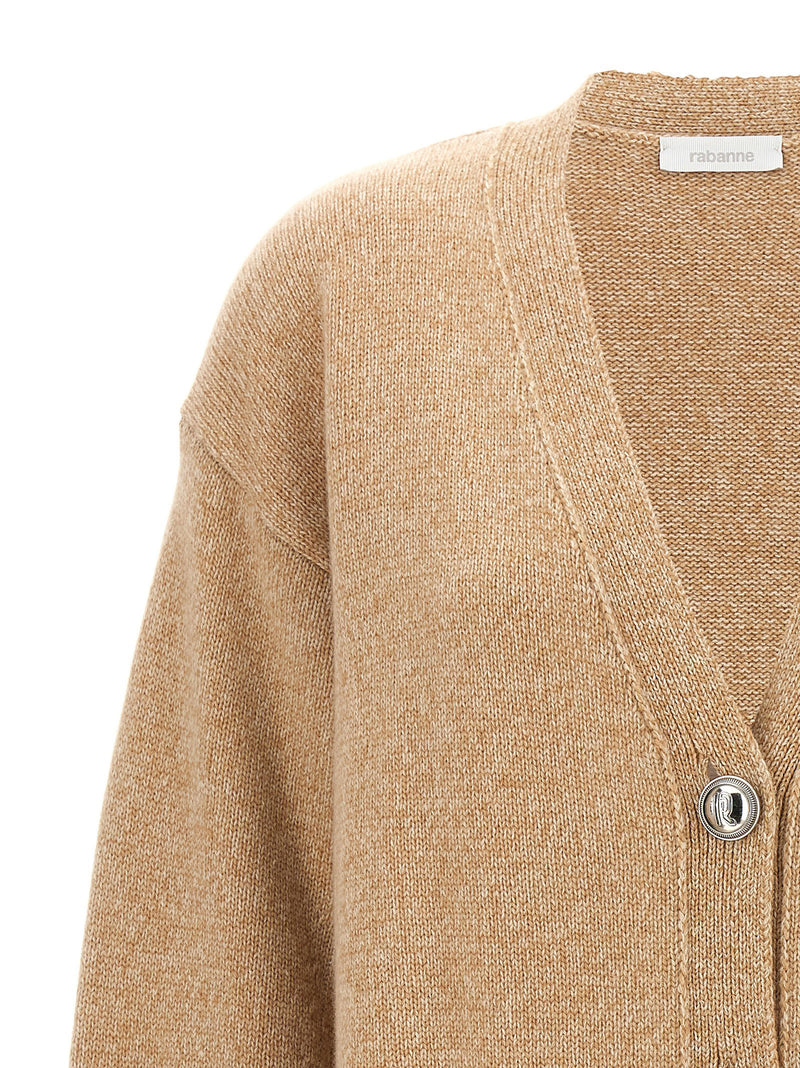Paco Rabanne Paco Rabanne Logo Button Cardigan