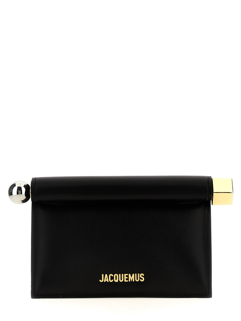 Jacquemus La Petite Pochette Rond Carré Clutch | Urbalenti™ NYC