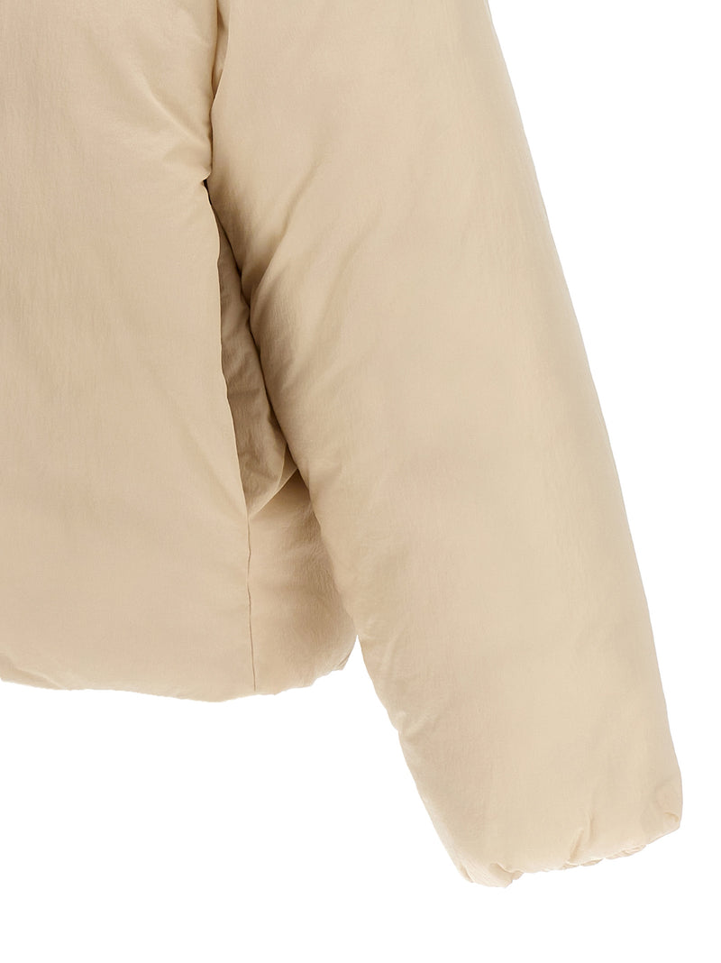 Jacquemus La Doudoune Down Jacket - Off White Nylon | Urbalenti™ NYC