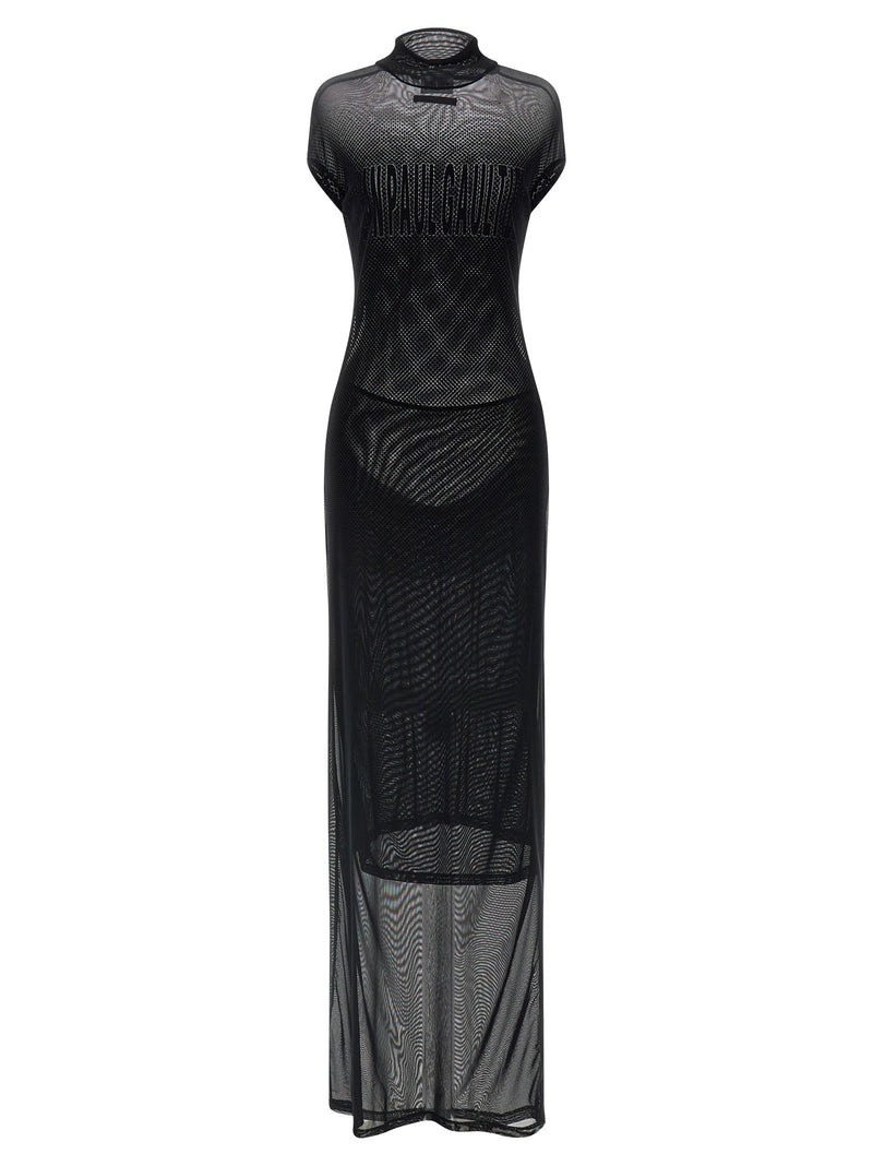 Jean Paul Gaultier Jean Paul Gaultier Flocked Dress