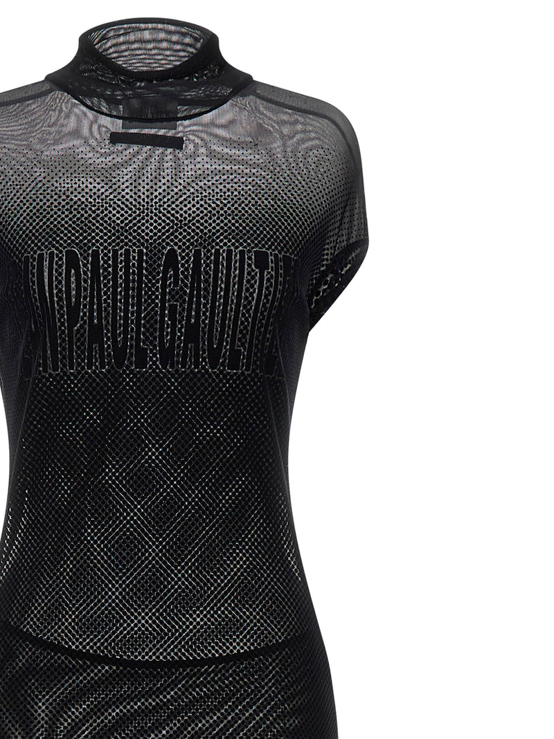 Jean Paul Gaultier Jean Paul Gaultier Flocked Dress