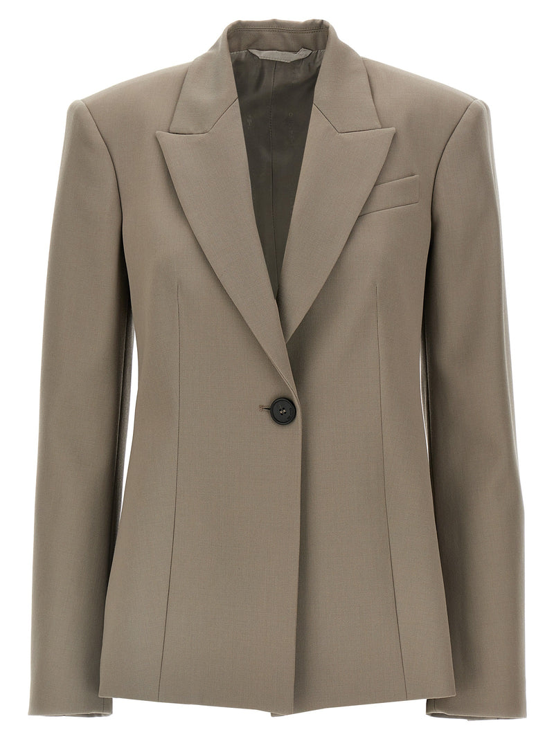 The Attico Single-breasted Wool Blazer | Urbalenti™ NYC
