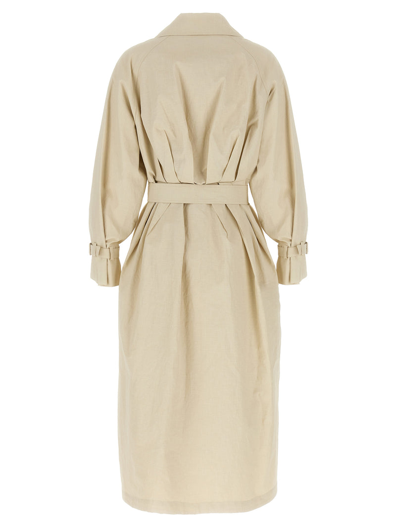 Max Mara Ronco Trench Coat - Canvas | Urbalenti™ NYC
