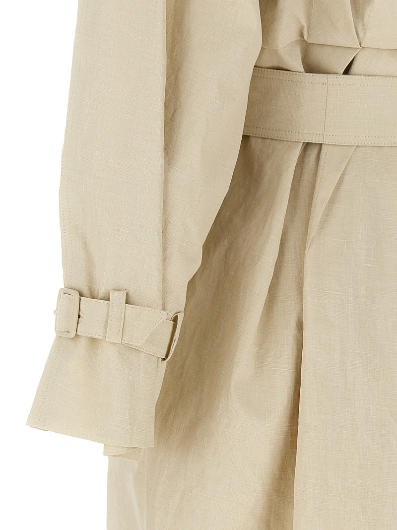 Max Mara Ronco Trench Coat - Canvas | Urbalenti™ NYC