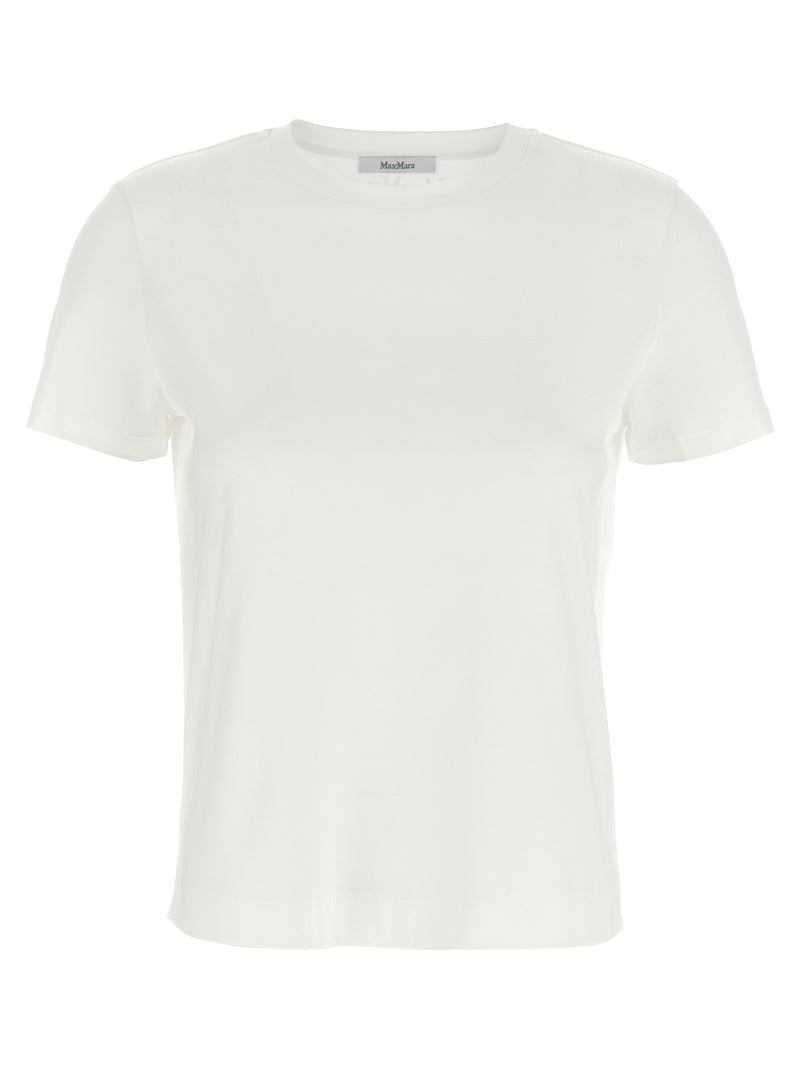Max Mara Nerina T-Shirt - Cotton Logo Embroidery - Style 9600001 | Urbalenti™ NYC