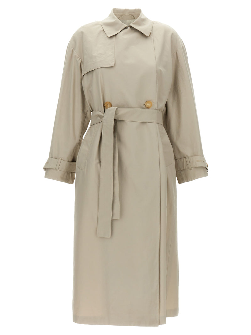 Max Mara The Cube Strench Trench Coat | Urbalenti™ NYC