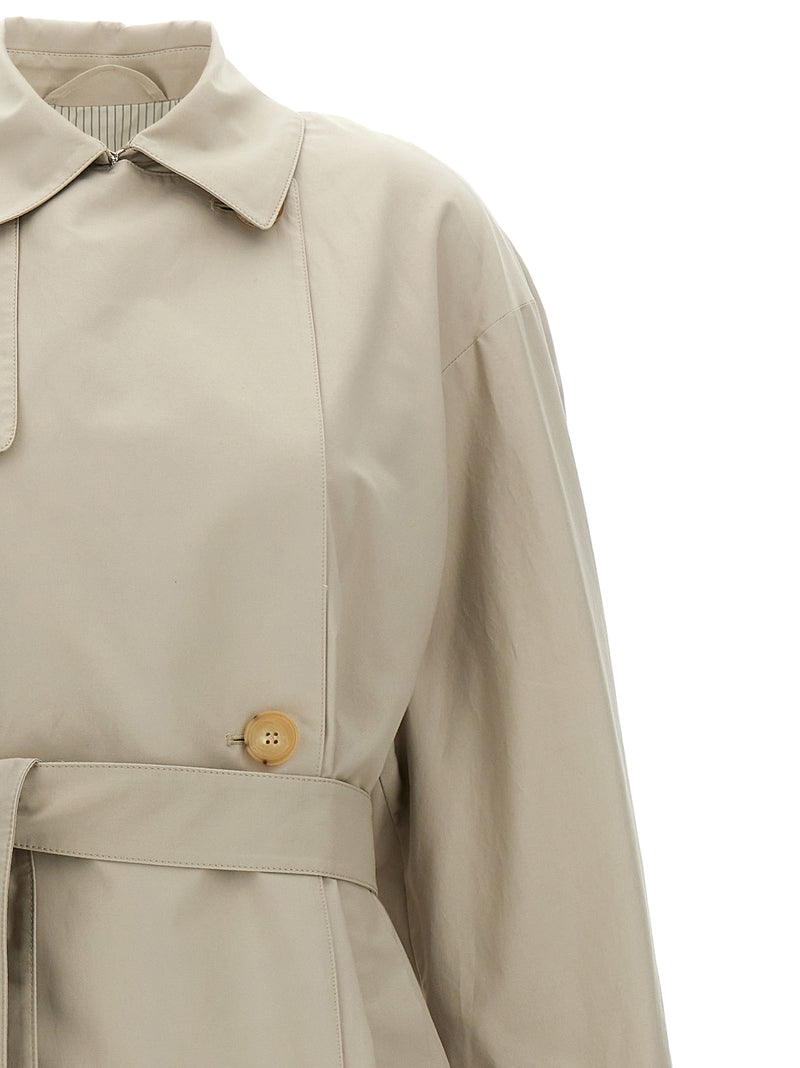 Max Mara The Cube Strench Trench Coat | Urbalenti™ NYC