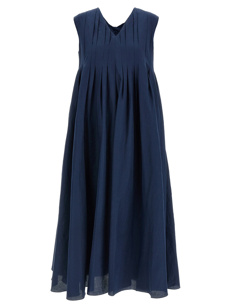 Max Mara 'S Piega Dress - Cotton Canvas - Style 600003 | URBALENTI ™ | URBALENTI™ NYC