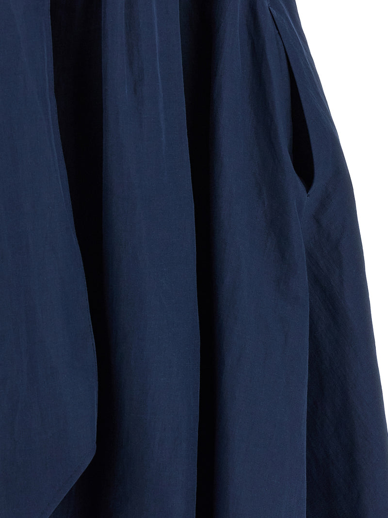 Max Mara 'S Piega Dress - Cotton Canvas - Style 600003 | URBALENTI ™ | URBALENTI™ NYC