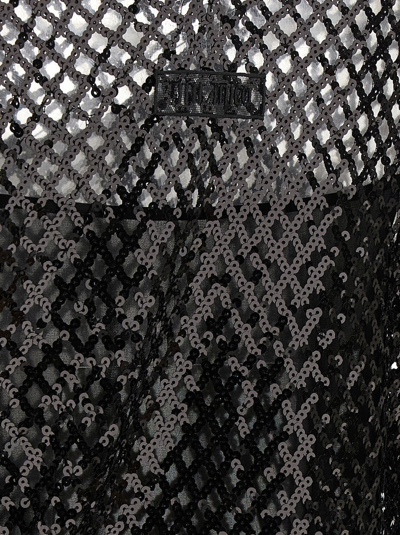 The Attico Sequin Mesh Dress | Urbalenti™ NYC