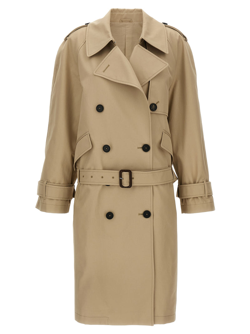 The Attico Cotton Trench Coat | Urbalenti™ NYC