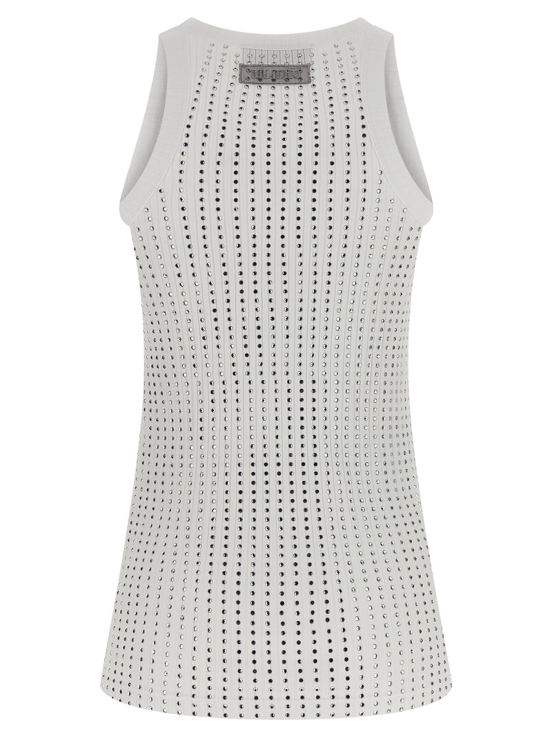 The Attico The Attico Rhinestone Tank Top