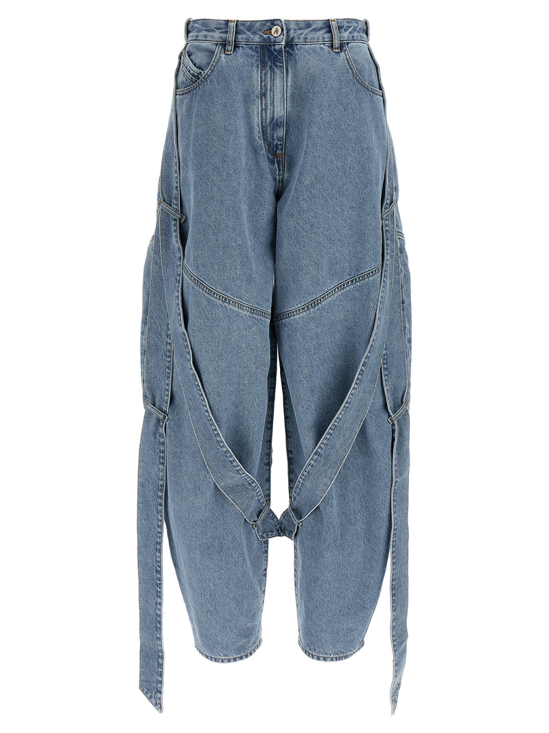 The Attico Tape Jeans | Urbalenti™ NYC