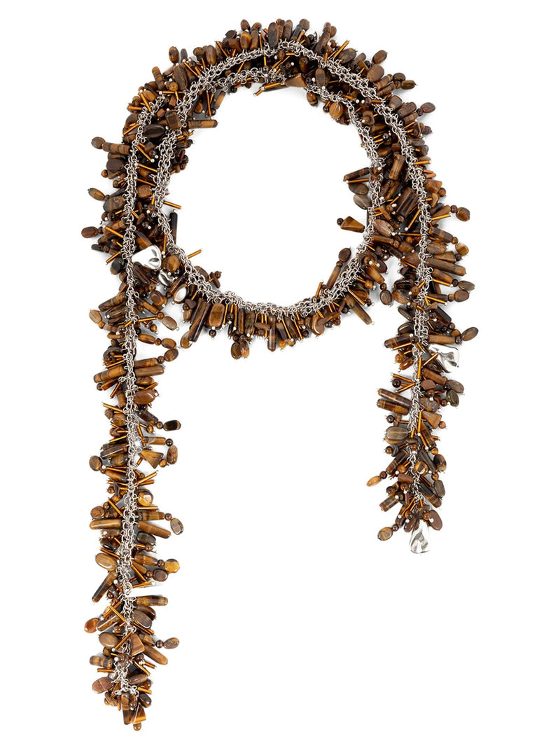Dries Van Noten Dries Van Noten Embroidered Scarf Necklace
