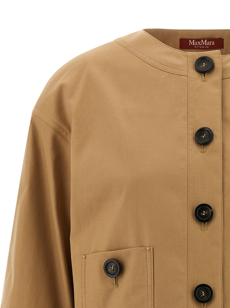Max Mara Studio Biavo Bomber Jacket | Urbalenti™ NYC