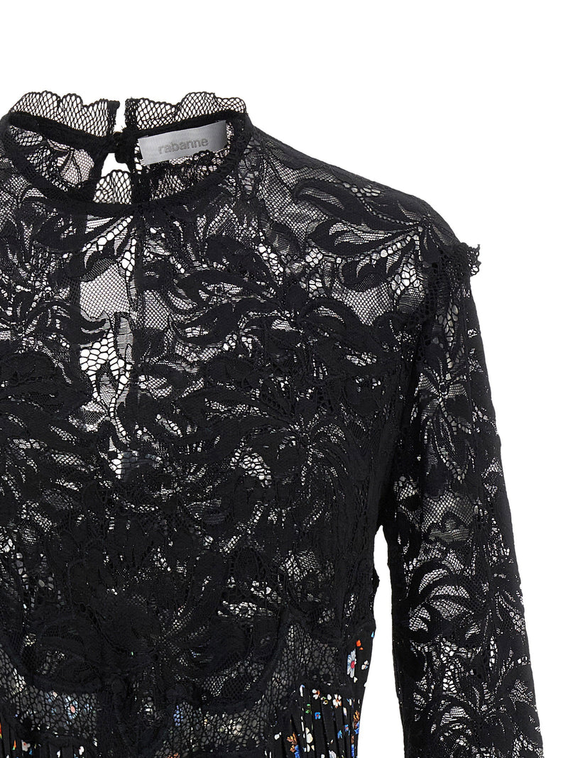Paco Rabanne Paco Rabanne Floral Lace Dress