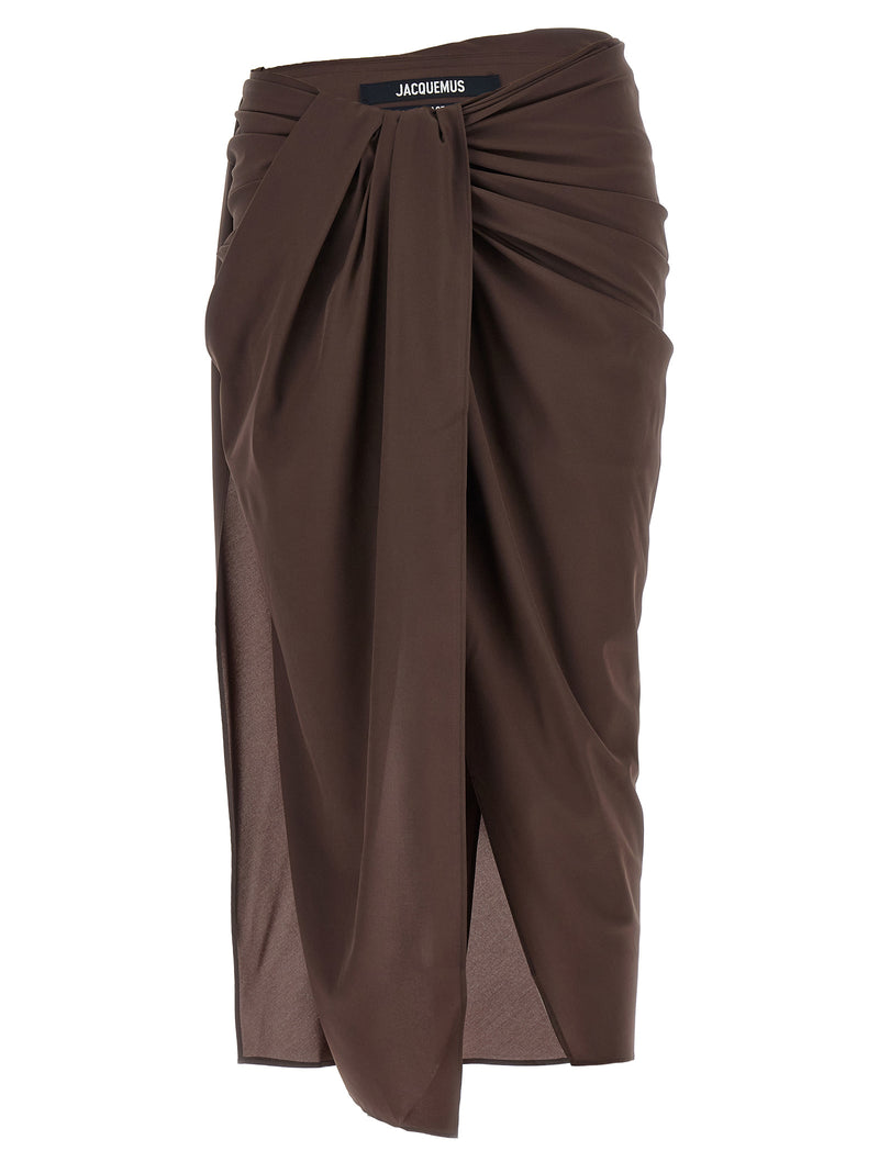 Jacquemus Jacquemus Le Jupe Paréo Midi Skirt