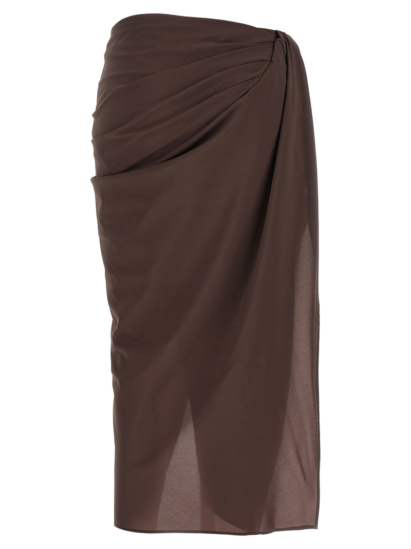Jacquemus Jacquemus Le Jupe Paréo Midi Skirt