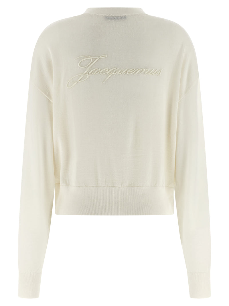 Jacquemus Le Cardigan Brodé Cardigan Variant 2 | Urbalenti™ NYC
