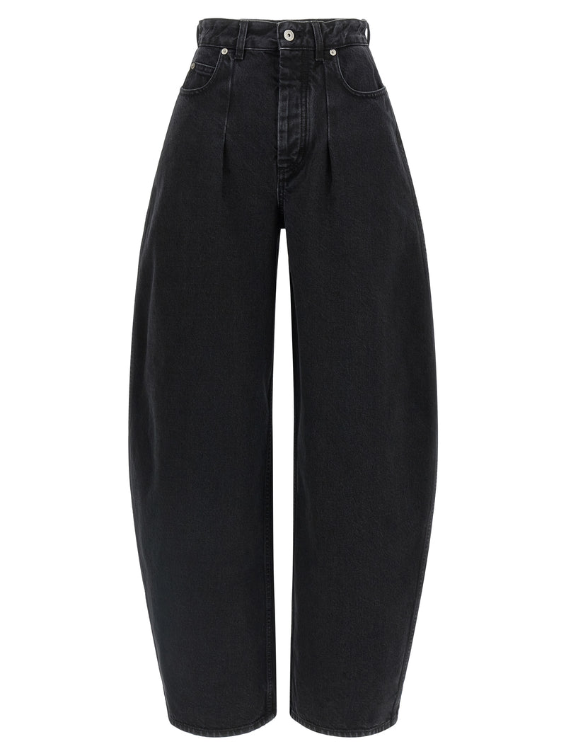 Jacquemus Le De-nîmes Ovalo Jeans - Cotton Logo Embroidery - Style 03999... | Urbalenti™ NYC