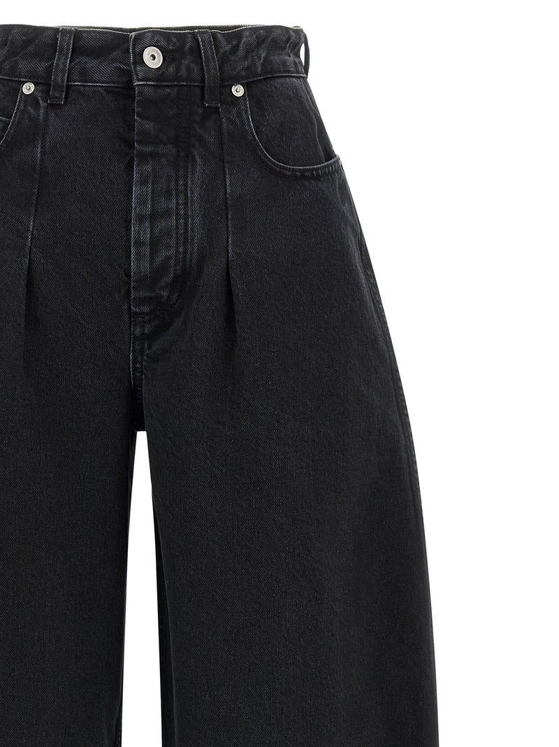 Jacquemus Le De-nîmes Ovalo Jeans - Cotton Logo Embroidery - Style 03999... | Urbalenti™ NYC