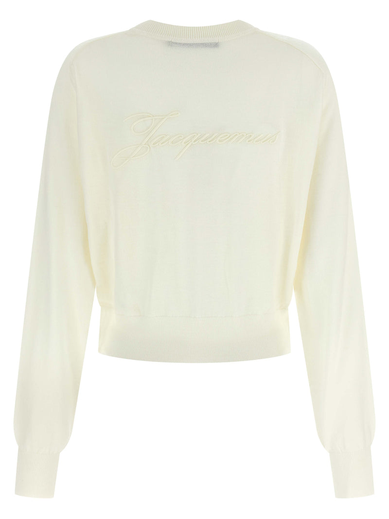 Jacquemus Le Sweater Brodé Sweater | Urbalenti™ NYC