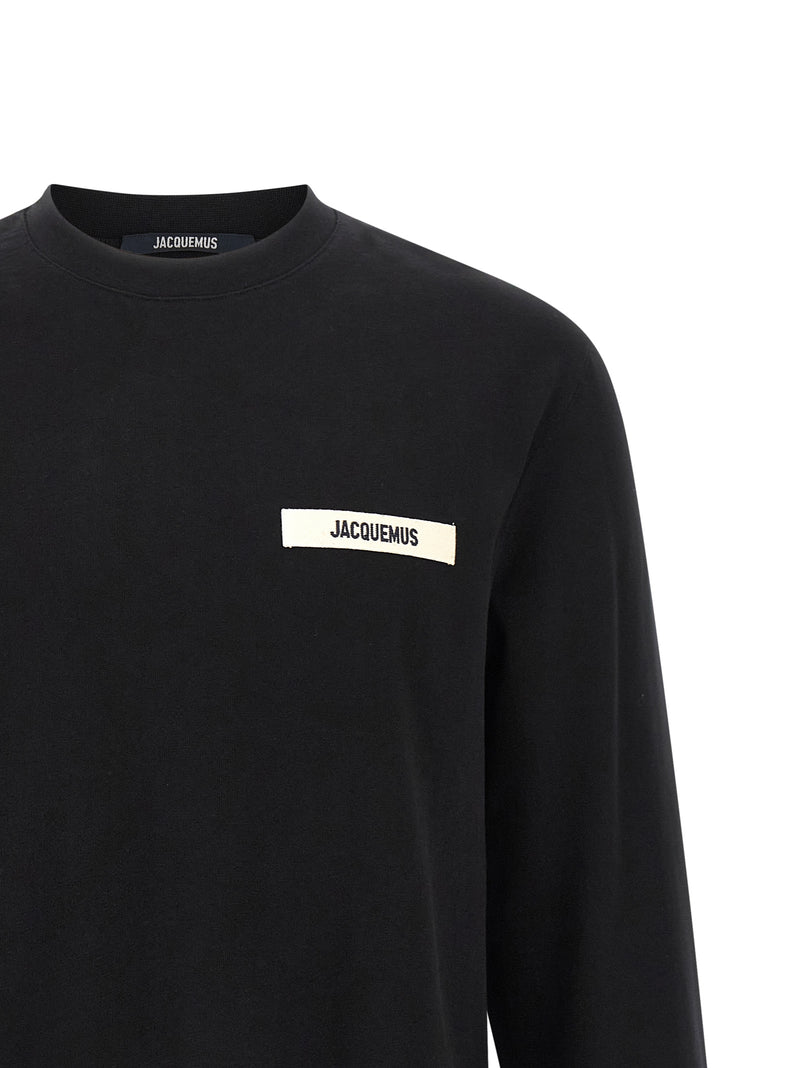 Jacquemus Le T-Shirt Gros-grain T-Shirt - Cotton Long Sleeve | Urbalenti... | Urbalenti™ NYC