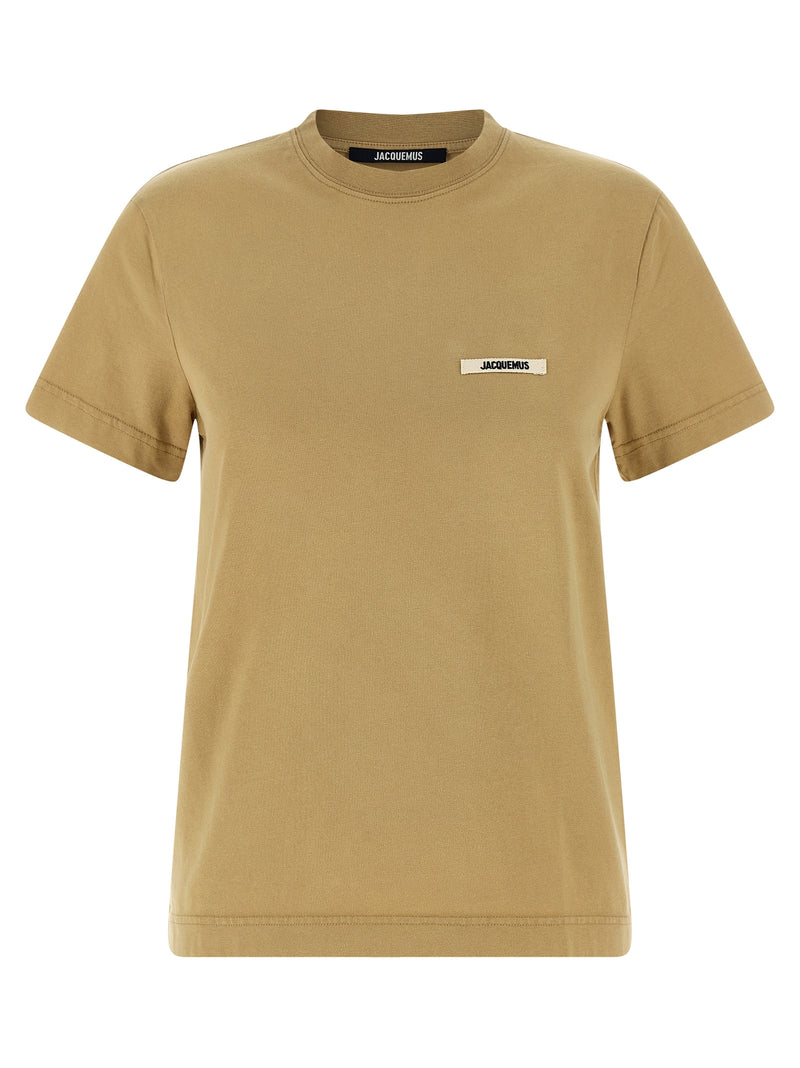 Jacquemus Le T-Shirt Gros-grain T-Shirt - Cotton Short Sleeve - Style 02... | Urbalenti™ NYC