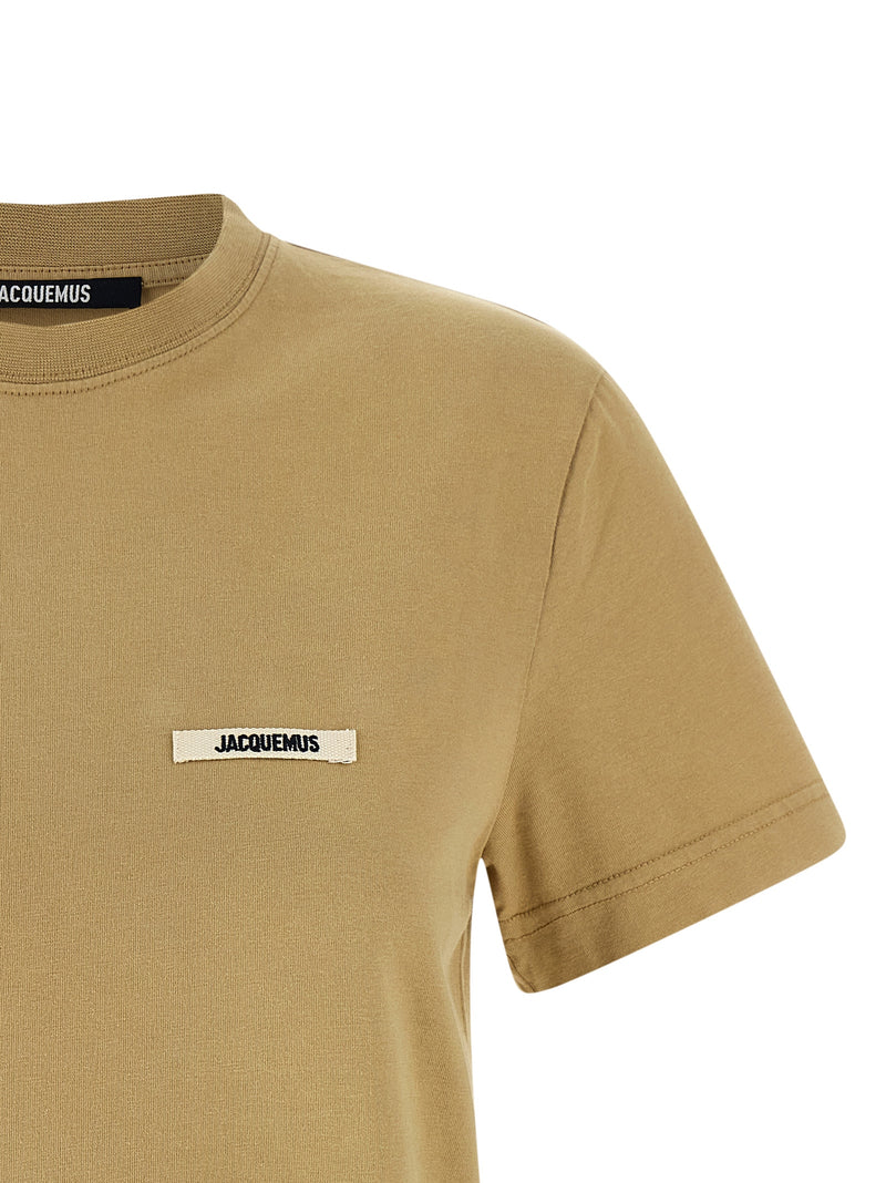 Jacquemus Le T-Shirt Gros-grain T-Shirt - Cotton Short Sleeve - Style 02... | Urbalenti™ NYC