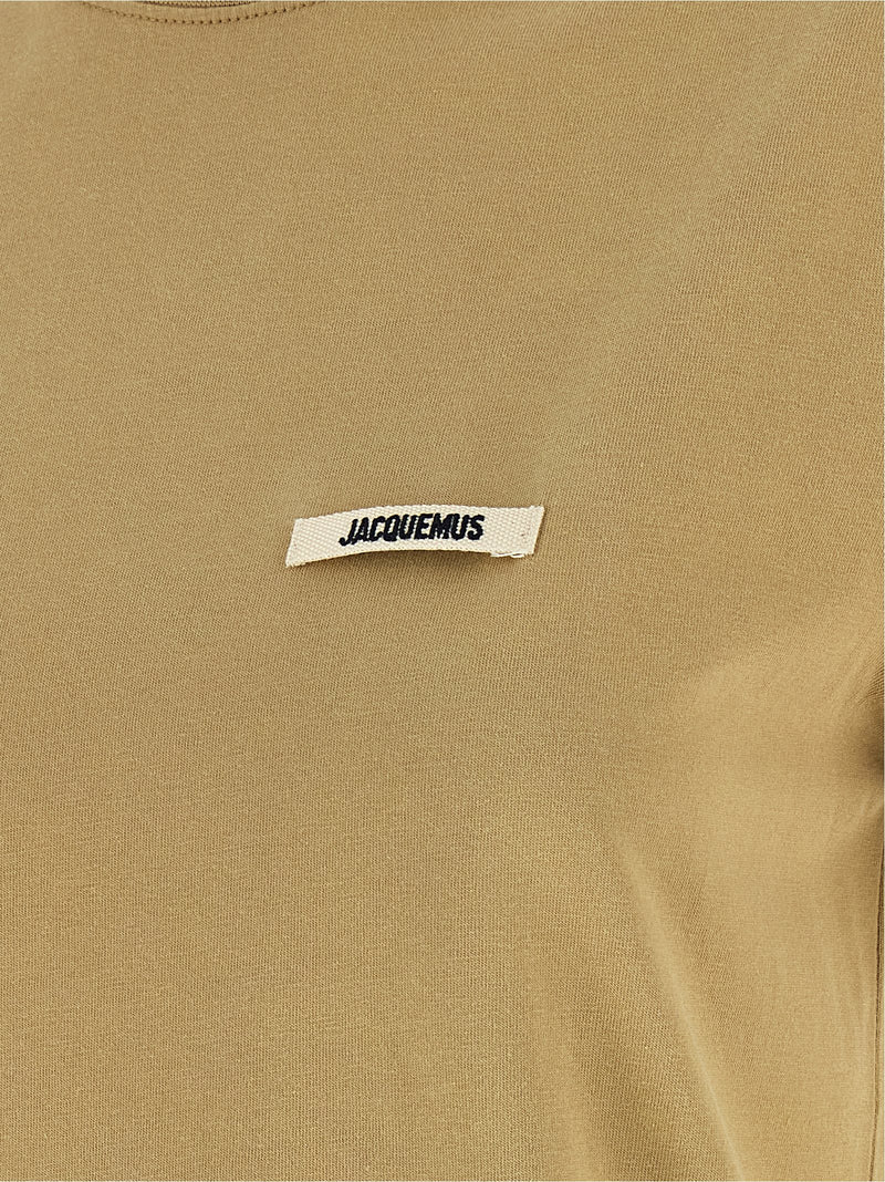 Jacquemus Le T-Shirt Gros-grain T-Shirt - Cotton Short Sleeve - Style 02... | Urbalenti™ NYC