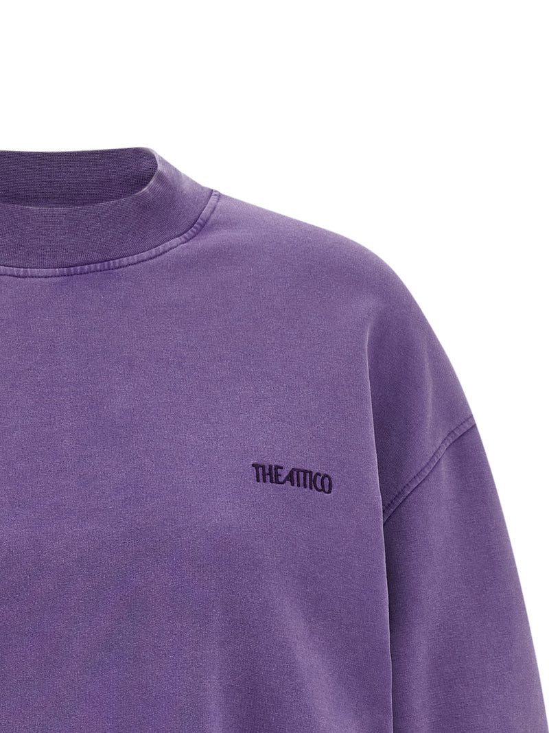 The Attico The Attico Faded Sweatshirt Dress