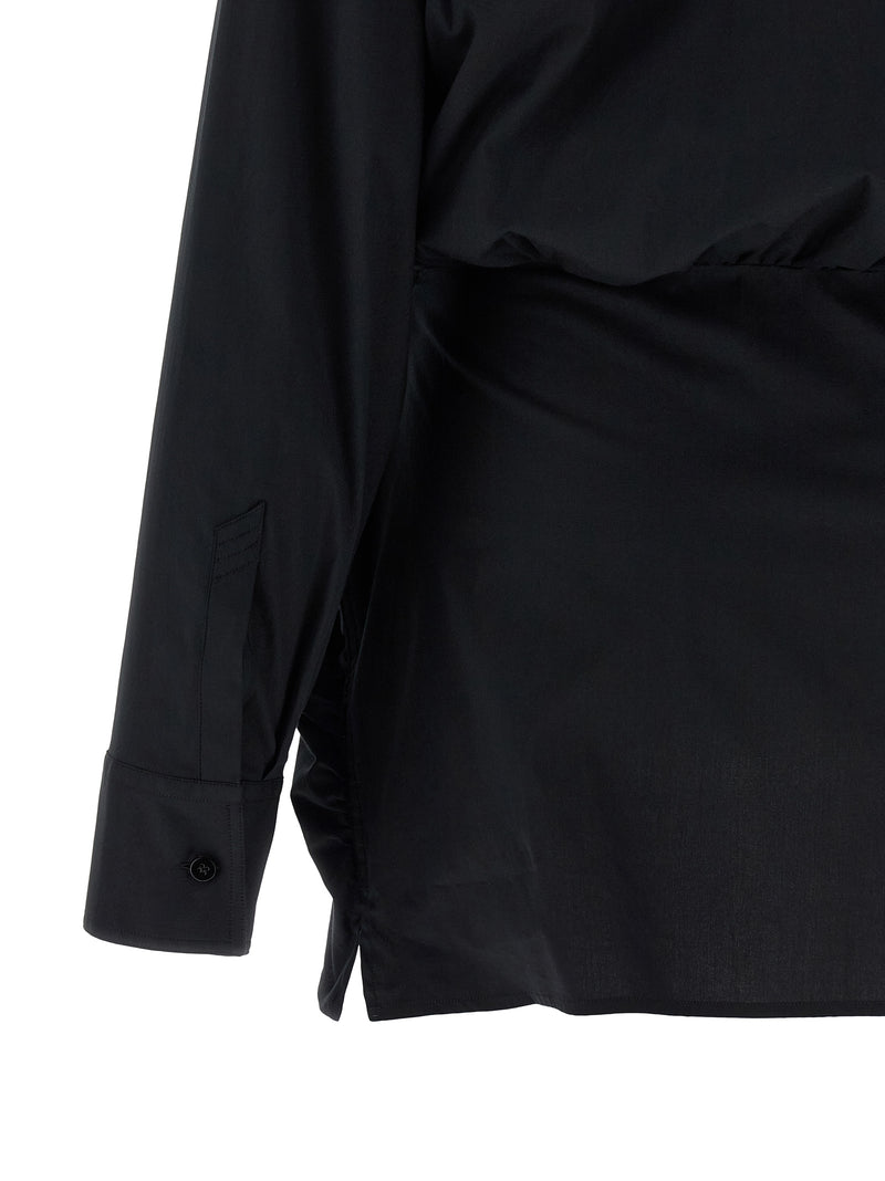 The Attico The Attico Double Layer Shirt Dress