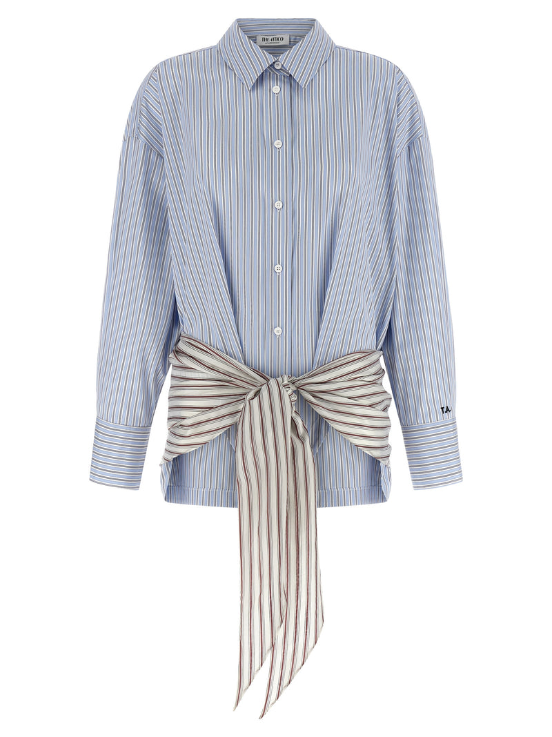 The Attico The Attico Blue Mini Dress