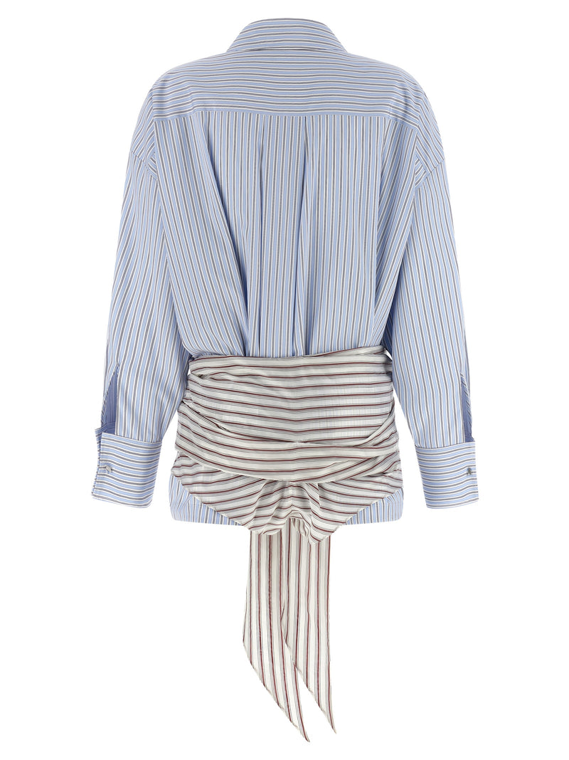 The Attico The Attico Blue Mini Dress