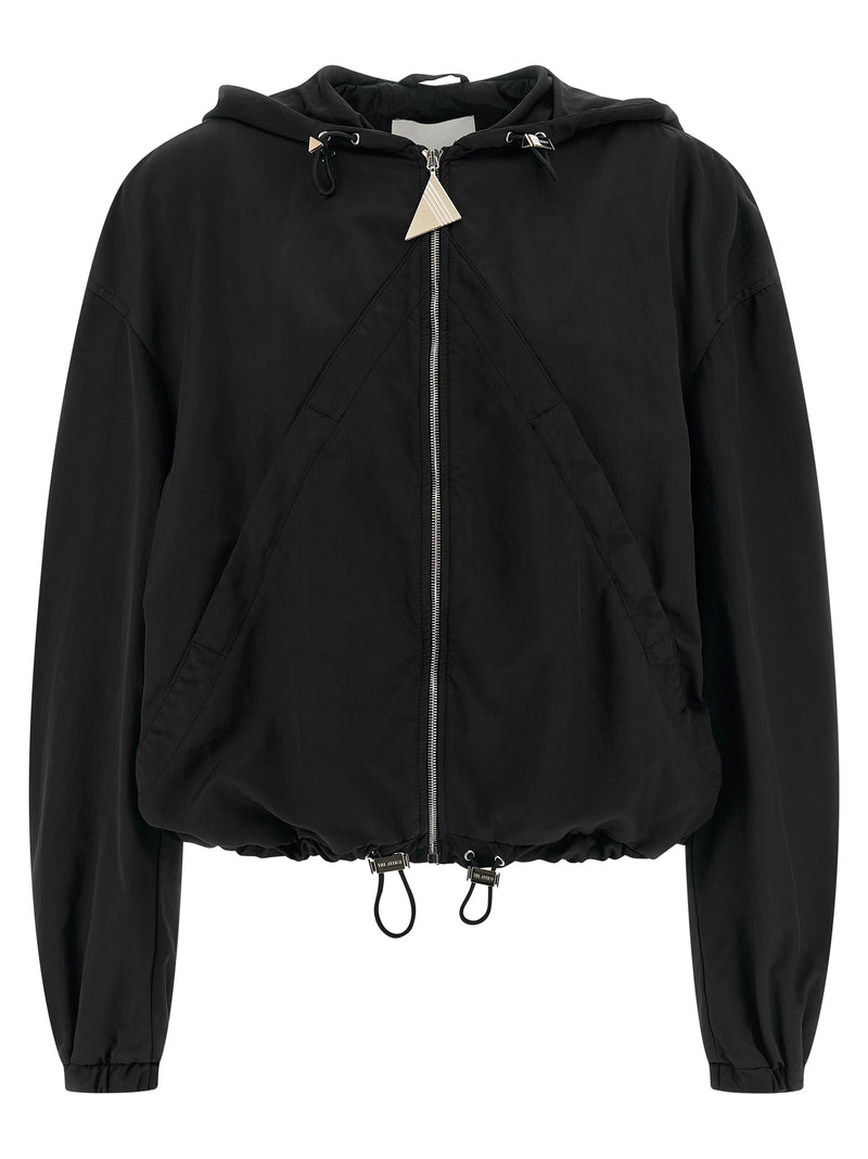 The Attico The Attico Hooded Bomber Jacket