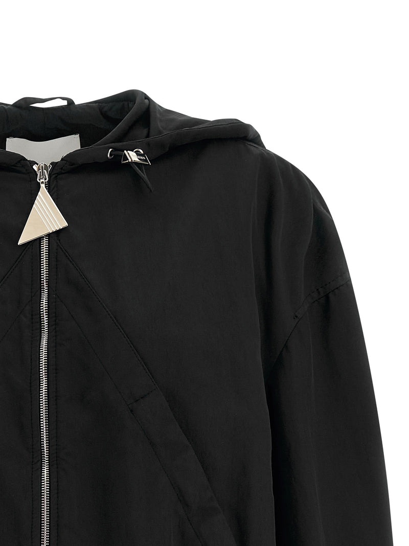 The Attico The Attico Hooded Bomber Jacket