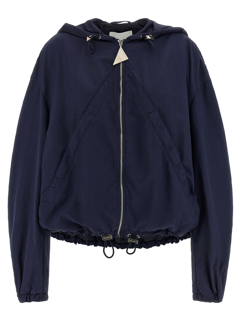 The Attico The Attico Hooded Bomber Jacket