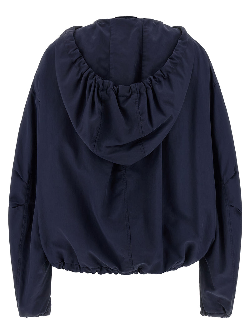 The Attico The Attico Hooded Bomber Jacket