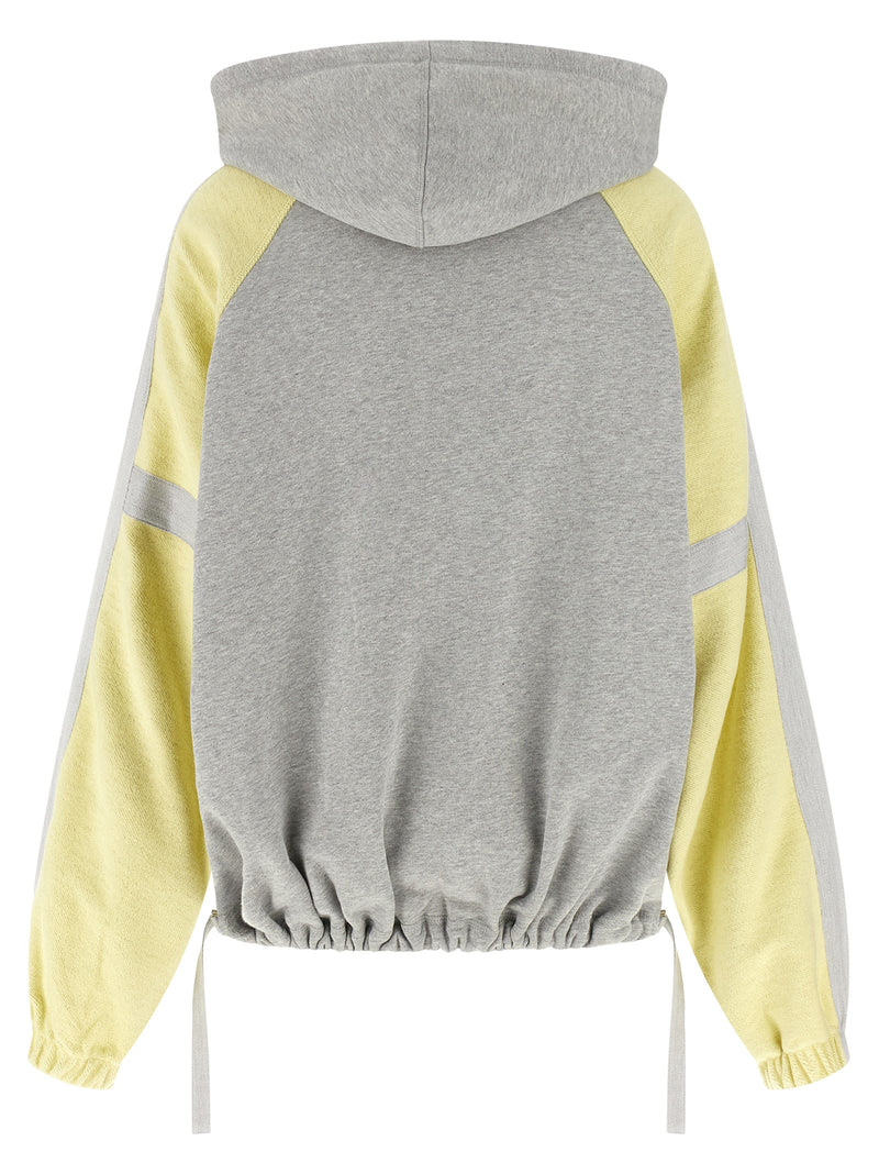 The Attico Double American Fleece Bomber Jacket | Urbalenti™ NYC