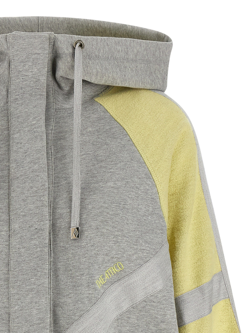 The Attico Double American Fleece Bomber Jacket | Urbalenti™ NYC