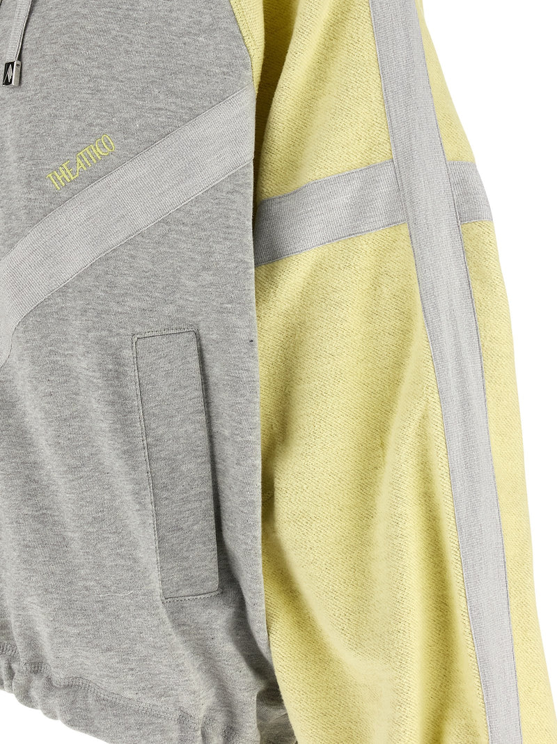The Attico Double American Fleece Bomber Jacket | Urbalenti™ NYC