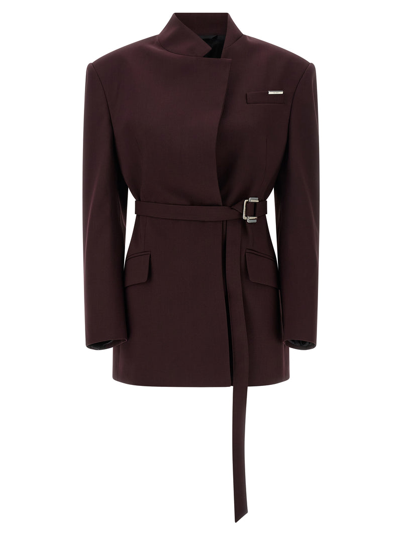 The Attico Maxi Shoulder Strap Blazer | Urbalenti™ NYC