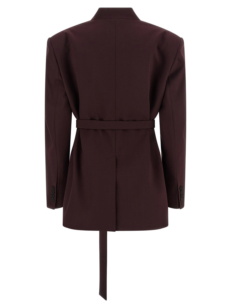 The Attico Maxi Shoulder Strap Blazer | Urbalenti™ NYC