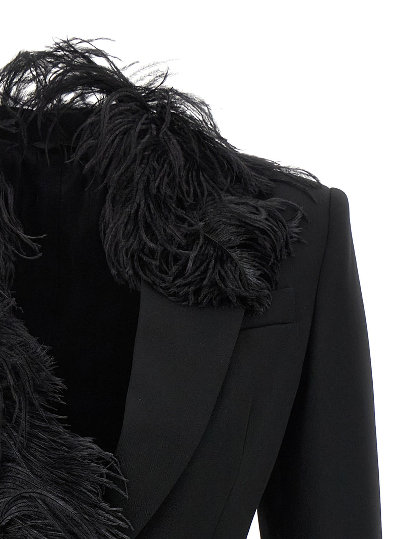 The Attico The Attico Feather Blazer