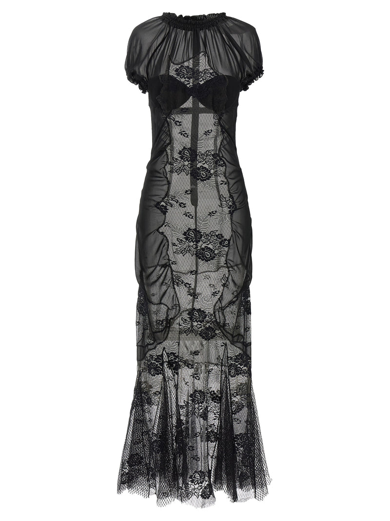 The Attico The Attico Lace Tulle Dress