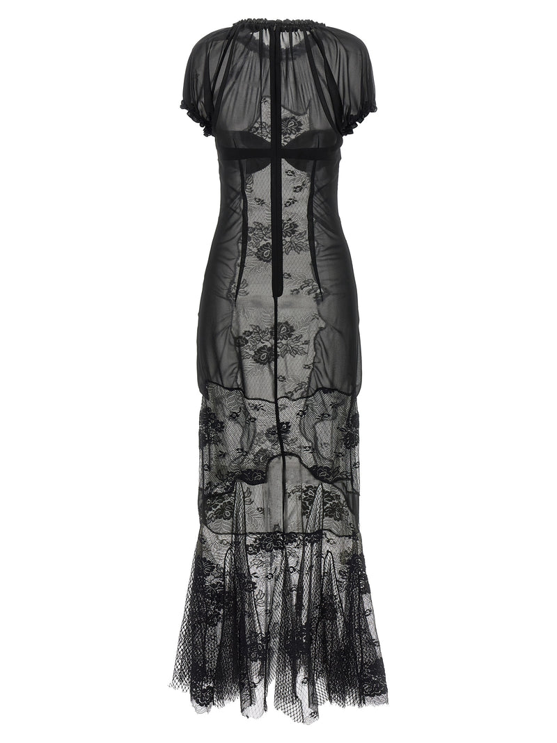The Attico The Attico Lace Tulle Dress